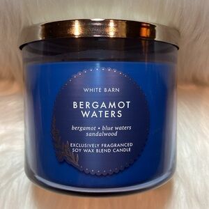 “BERGAMOT WATERS” 3-Wick Scented Candle by B&BW, 14.5 oz / 411 g, NWTag